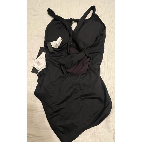 La Blanca Island Goddess High Neck Mio - Black NEW NWT - Picture 7 of 11